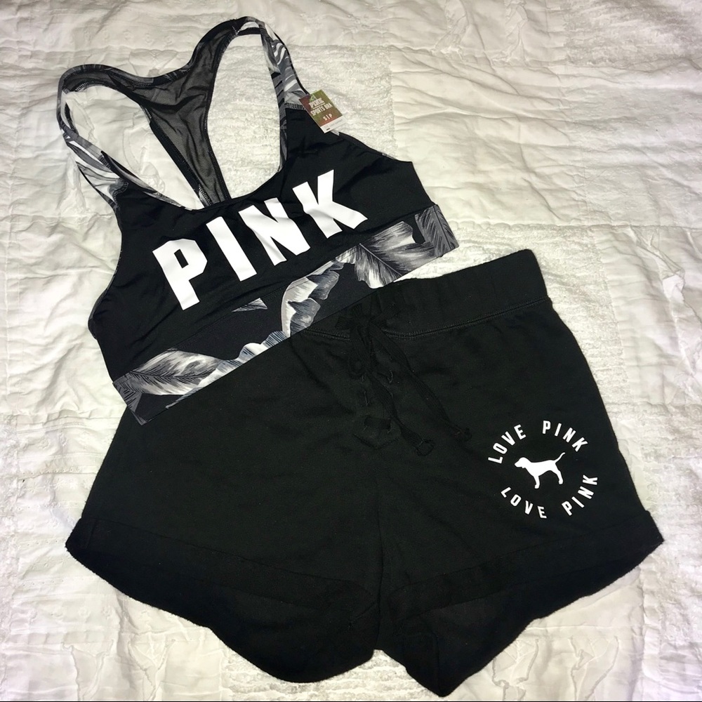 VS PINK Lace Up Shorts